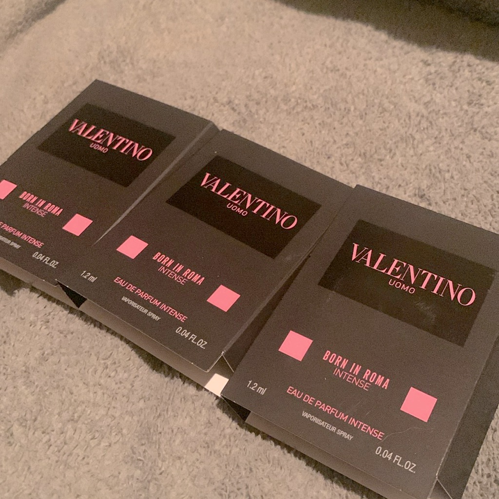 Bundle 3 Luxury Brand Samples  Valentino Uomo